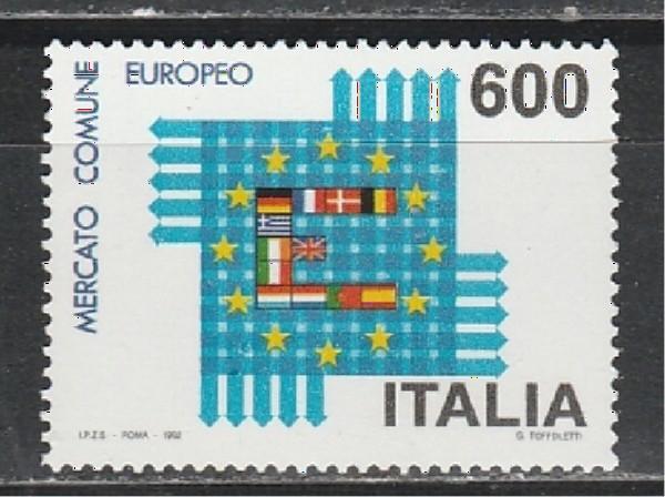 Италия 1992, Европейский Внутренний Рынок, 1 марка